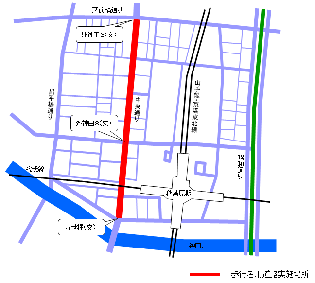 秋葉原昭和通り歩行者天国