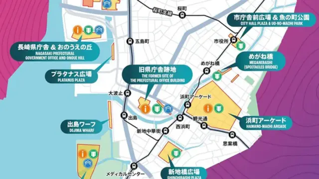 ワイルドエリア長崎のマップと主要スポット場所