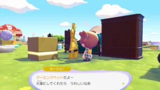 コレクターアイテムを受け取る