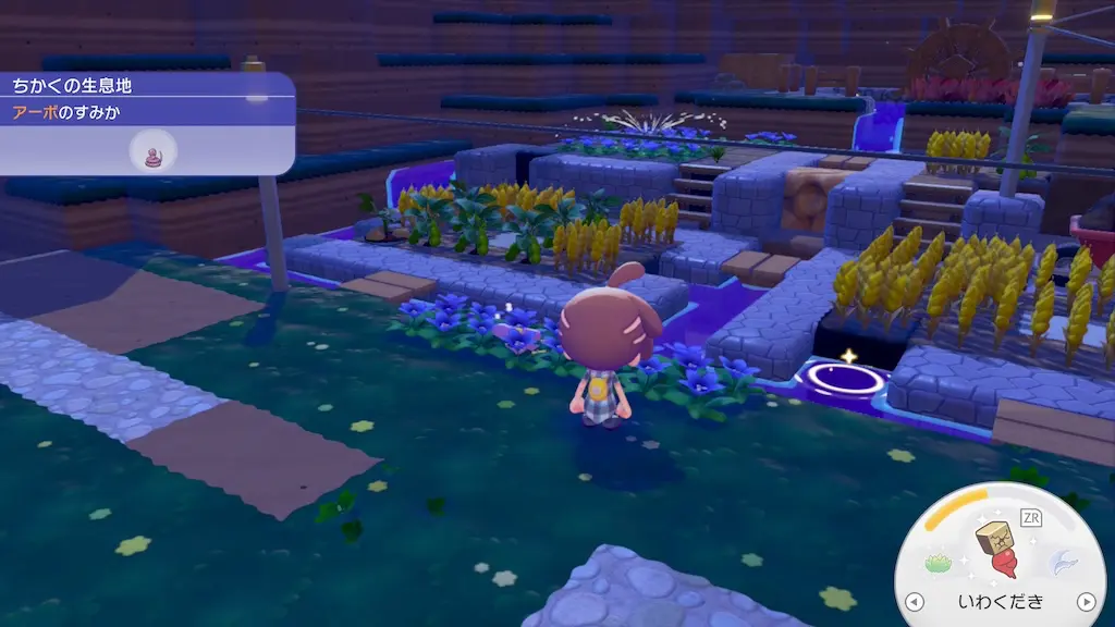 ゴツゴツやまの街の畑付近