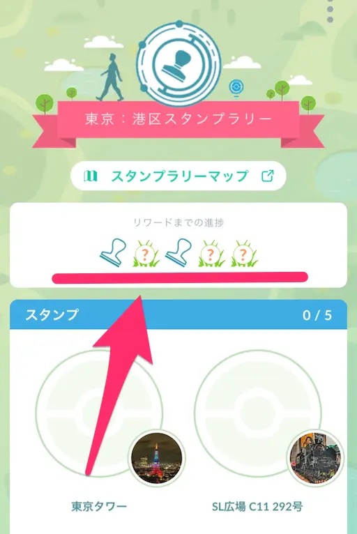 リワードまでの進捗