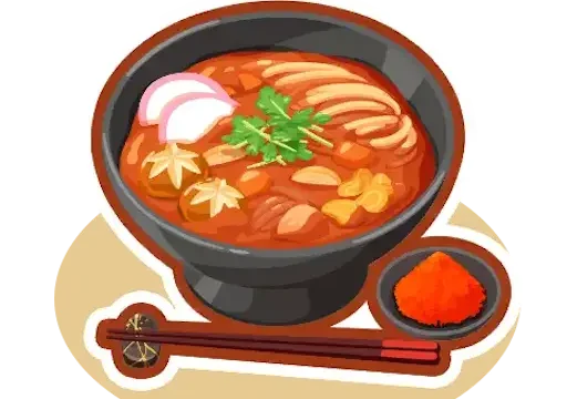 とびはねるカレーうどん