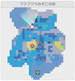 スターミーにんぎょうの場所
