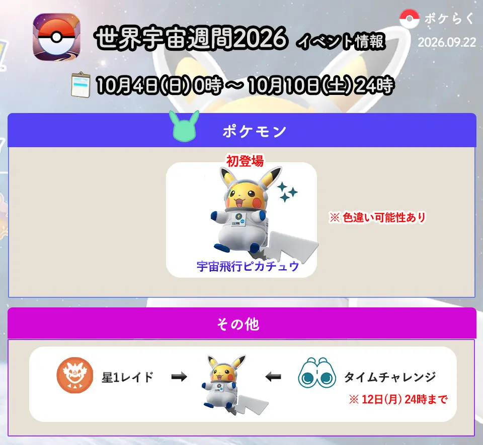 世界宇宙週間2026イベント情報まとめ