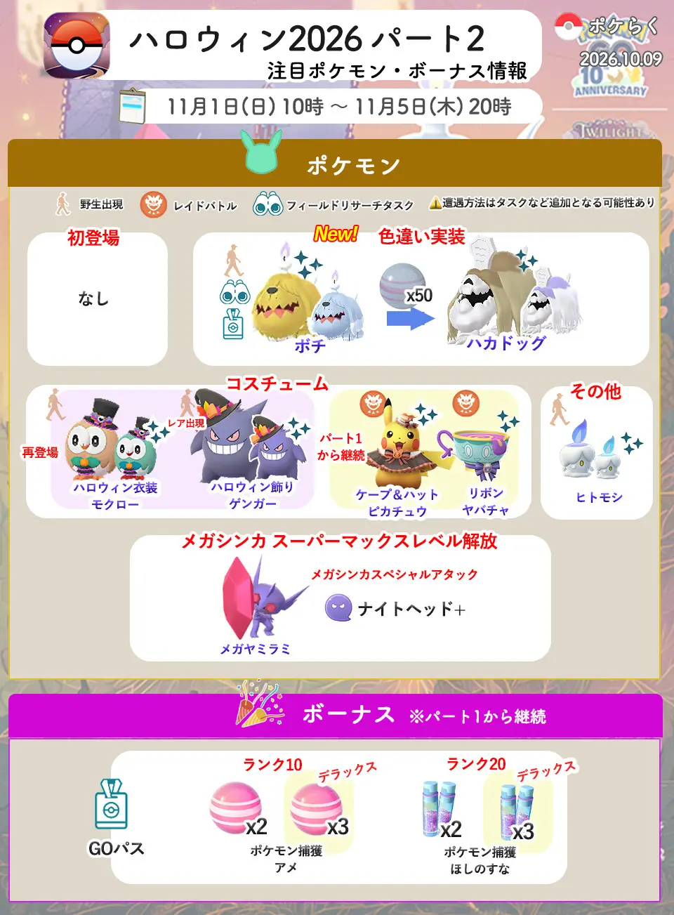 ハロウィン2026パート2イベント