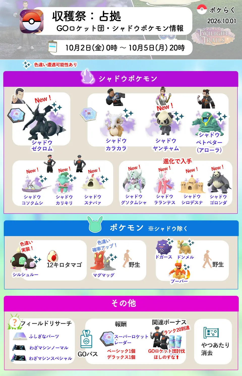 収穫祭占拠イベント情報まとめ