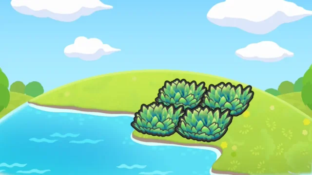 波打ちぎわの草むら