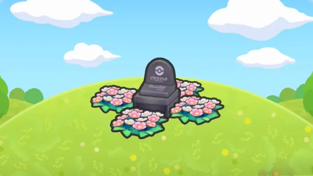 花に囲まれたお墓