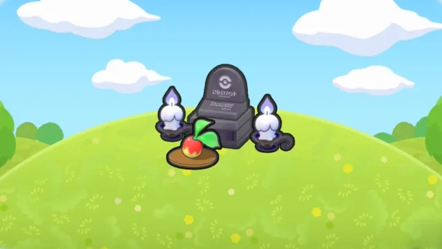 ブキミなお墓にお供えもの