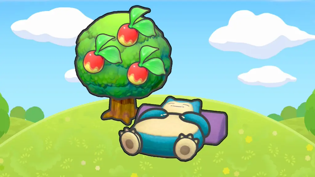 木かげでぐっすりカビゴン