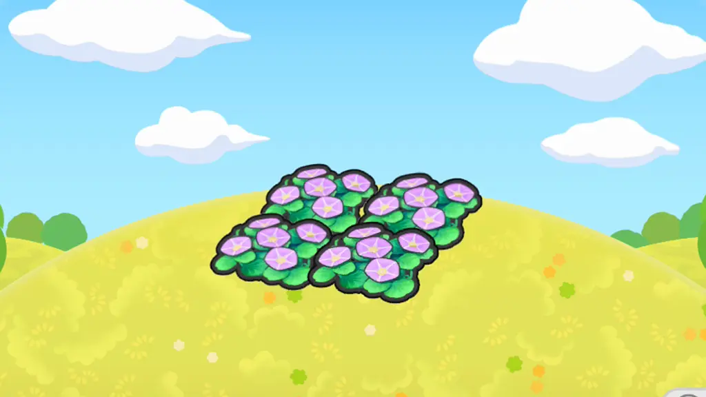 すずしげな花畑