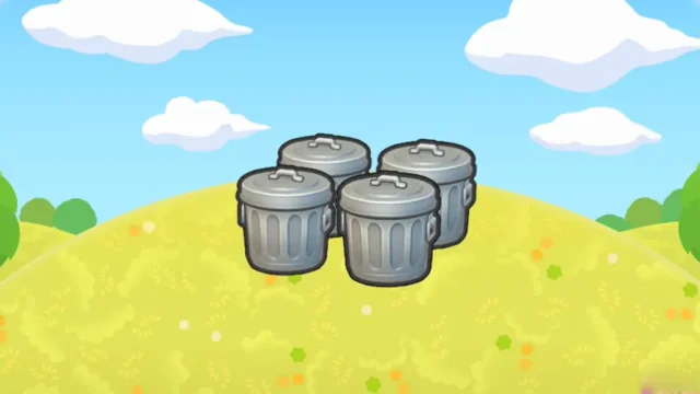 ゴミ箱がいっぱい