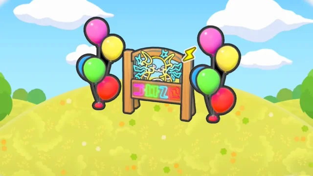 夜のお祭り会場