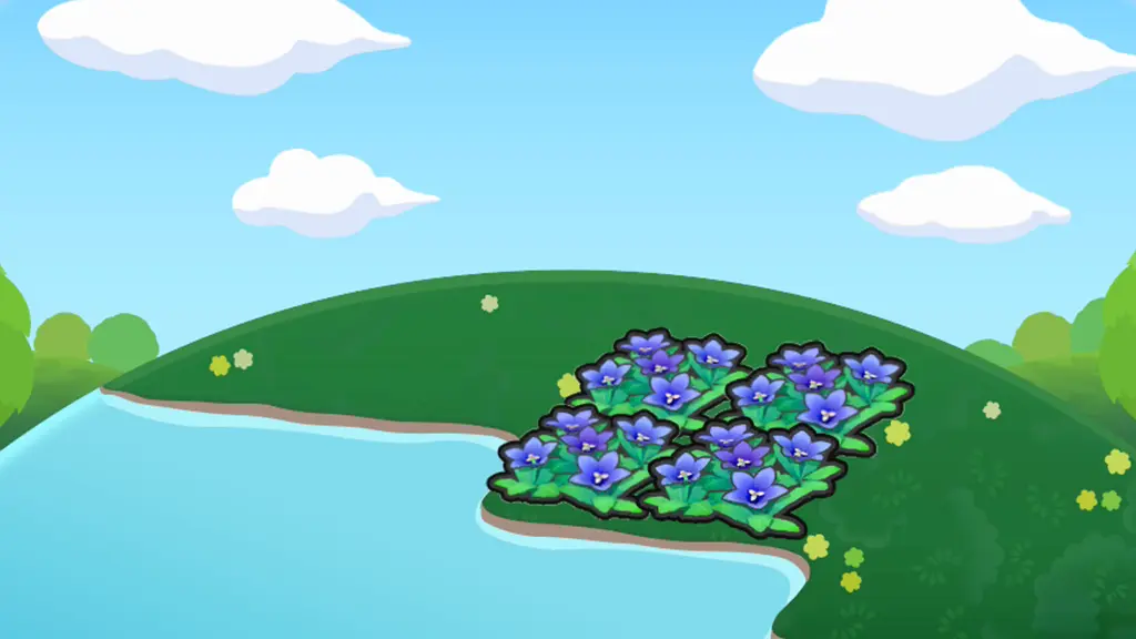 うるおうゆうがな花畑