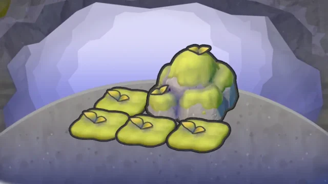 コケまみれの岩