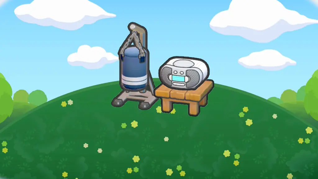 リズムに合わせてワンツー