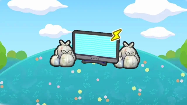 ゴミ捨て場のテレビ