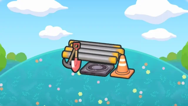 マンホール点検中