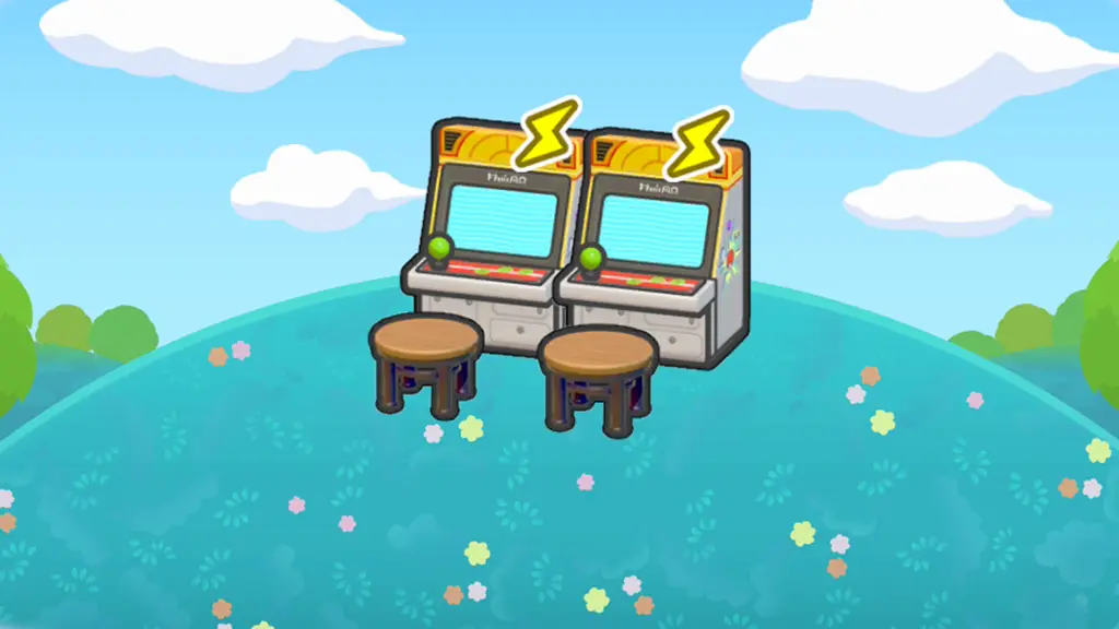 ゲームコーナーで対戦