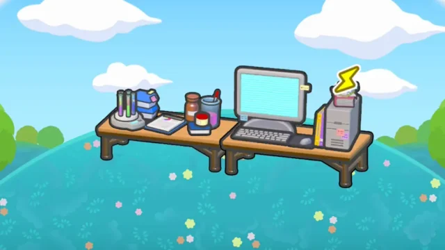 研究者のデスク