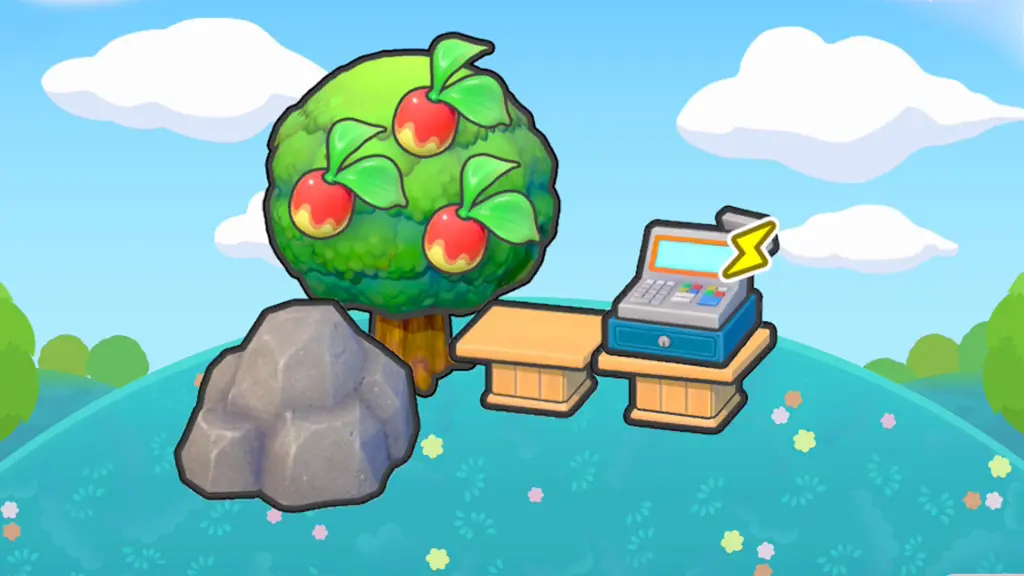 自然の中のマーケット