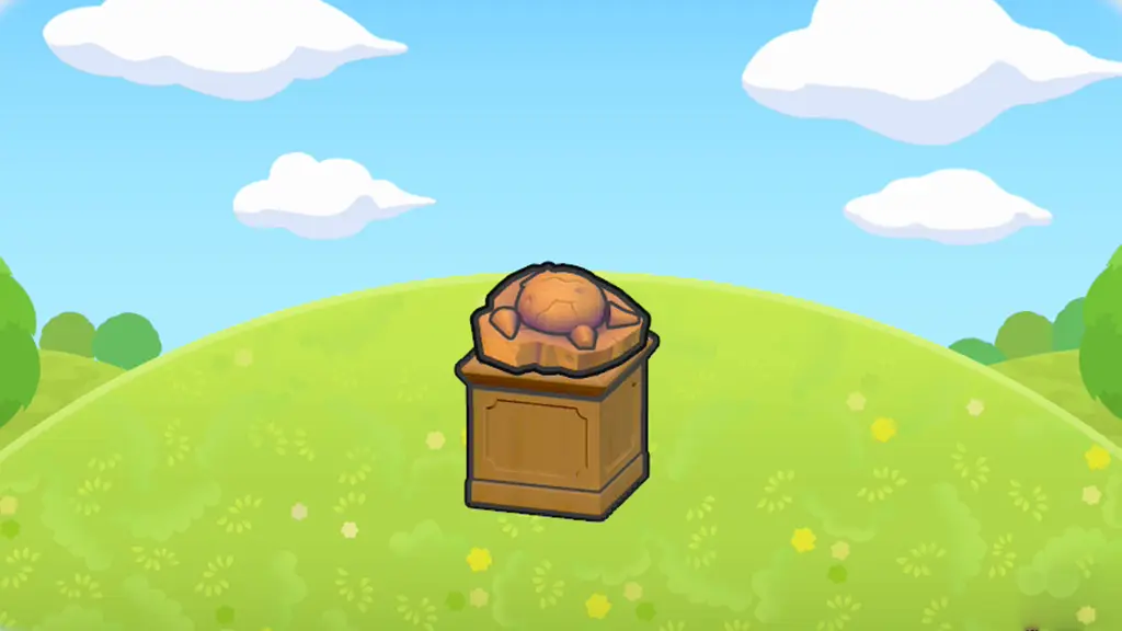 ずがいのカセキ展示台