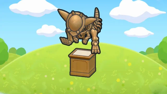 ずつきのカセキ展示台