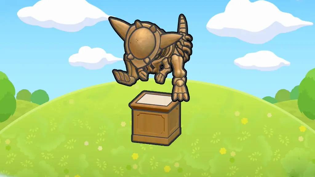 ずつきのカセキ展示台