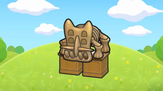 シールドのカセキ展示台