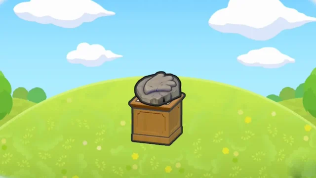 ヒレのカセキ展示台