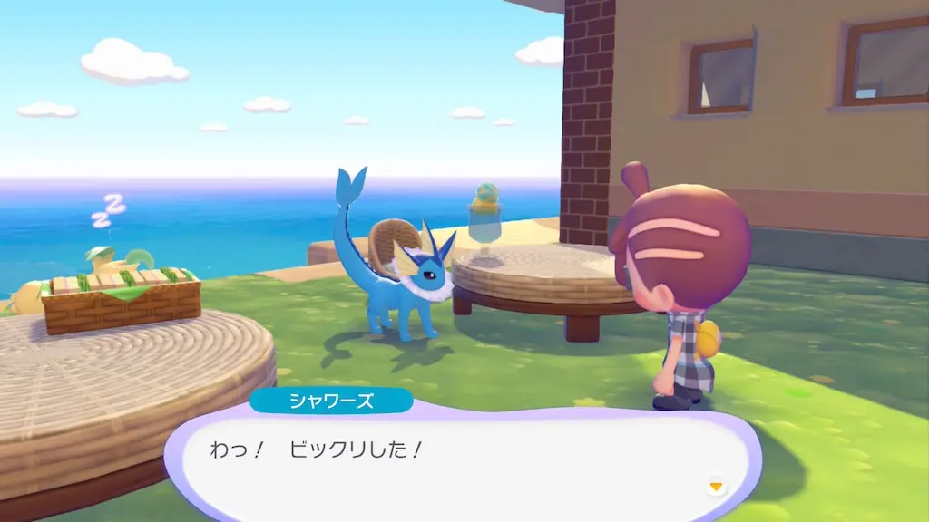 シャワーズの生息地