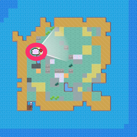 そらのゆめしまミュウツー遭遇場所