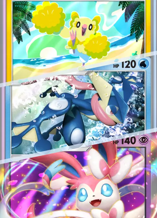 オドリドリゲッコウガニンフィアexデッキ